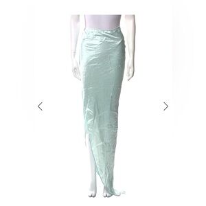 Naya Light Green Maxi Skirt
